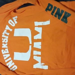 University of Miami , pink by Victoria Secrets